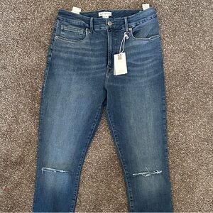Good American Dark Blue Skinny Jeans
